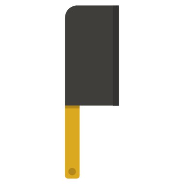 Simle tasarım mutfak bıçağı, balta simgesi