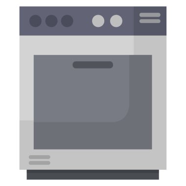 mutfak fırın kutsal kişilerin resmi, vektör çizim