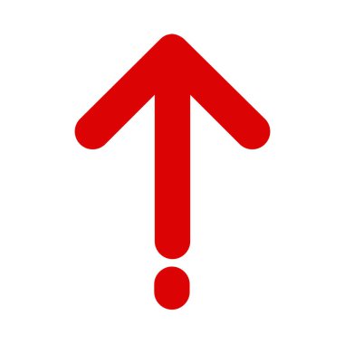 ok simgesi, vektör illüstrasyonu