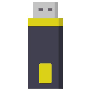 modern usb simgesi, vektör illüstrasyonu 