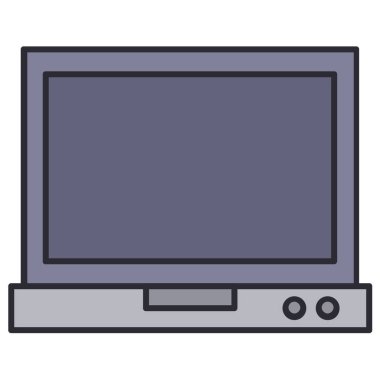 dizüstü simge vektör resimleme arkaplanı 