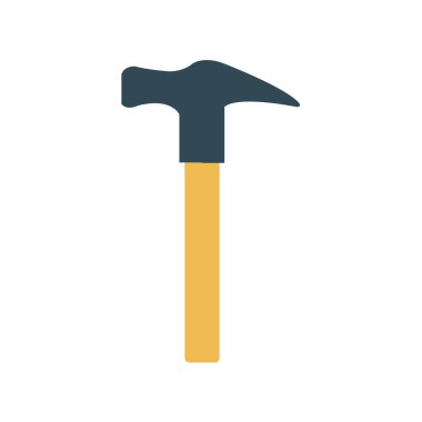 Çekiç ikonu vektör illüstrasyonu
