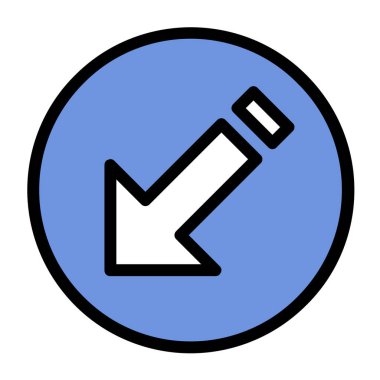 ok ağ simgesinin vektör ilülasyonu 