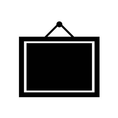 banner icon, vector illustration