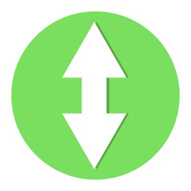 Web ve mobil uygulama tasarımınız için ok simgesi çizim arkaplanı, ok logosu  