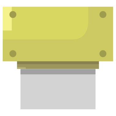 tuvalet kağıdı simgesi, vektör illüstrasyonu basit tasarım 