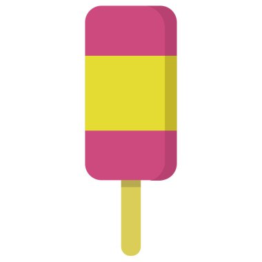 dondurma renkli vektör simgesi 