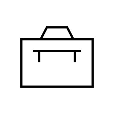 evrak çantası izole edilmiş ikon vektör illüstrasyon tasarımı 