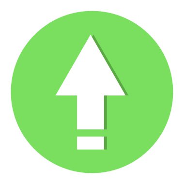 ok simgesi, vektör illüstrasyonu