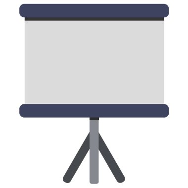 Sunum için boş reklam panosu vektör simgesi