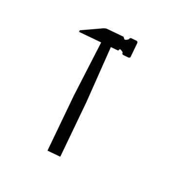 Çekiç ikonu vektör illüstrasyonu