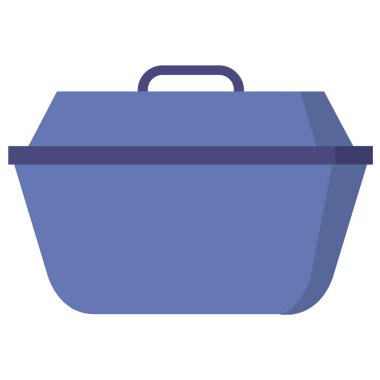 Beyaz arkaplanda beslenme kutusu simgesi