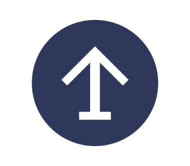 ok düz ikon vektör illüstrasyonu