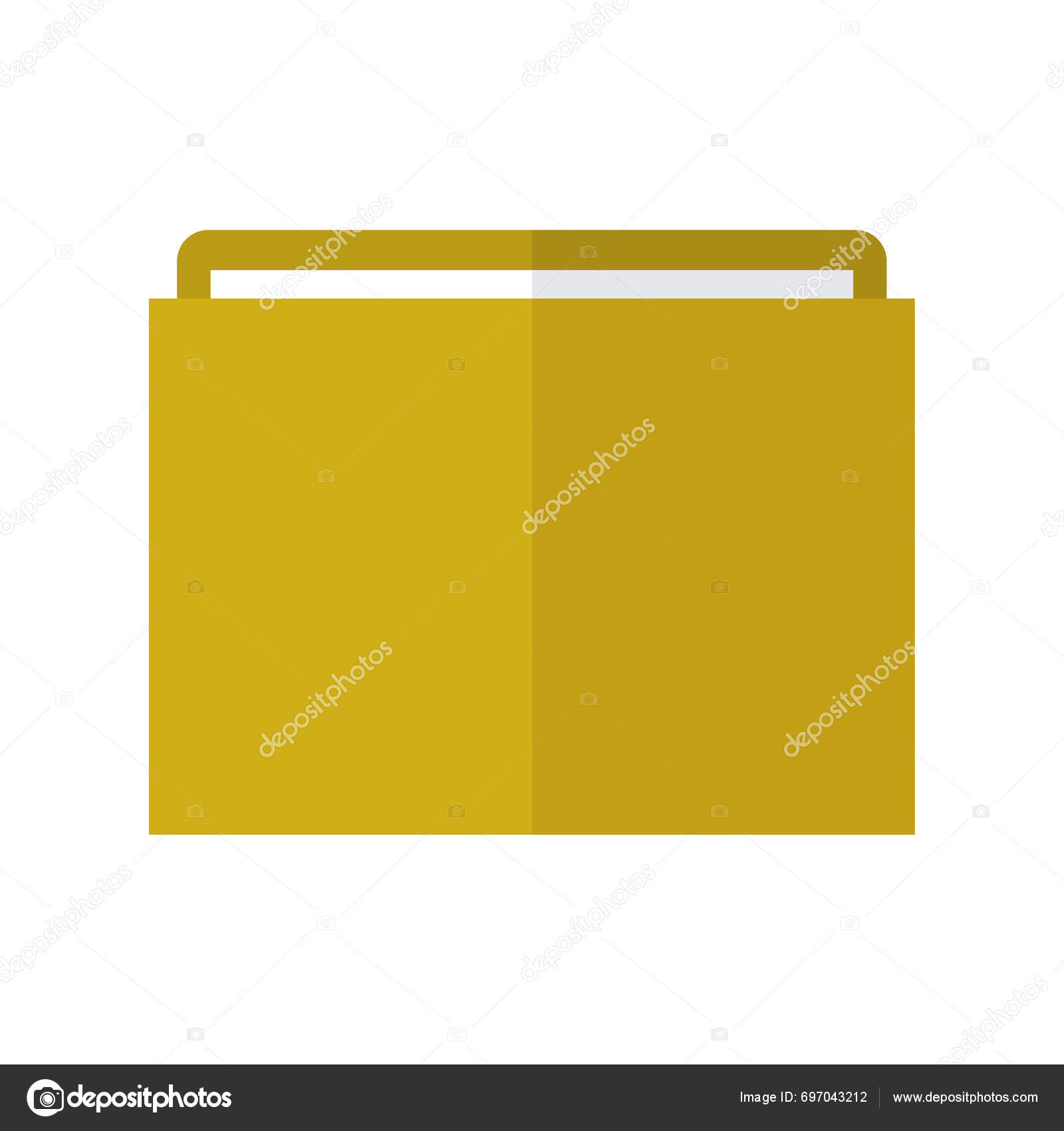 File Folder Icon Vector Stock Vector Illustration Of Archive   196275941