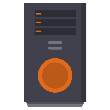 bilgisayar durumu simgesi beyaz arkaplanda izole edildi