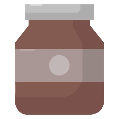 Kavanoz ikonu vektör illüstrasyonu