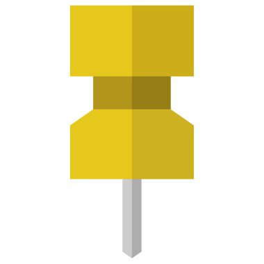 Pin simgesinin vektör illüstrasyonu