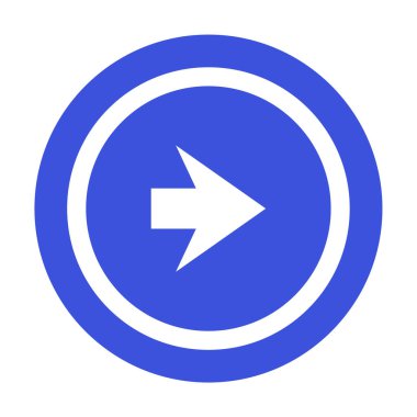 ok simgesi, vektör illüstrasyonu