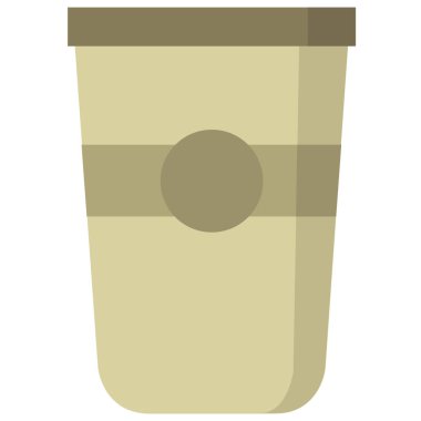 Soda ikonu, vektör illüstrasyonu 