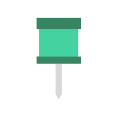 vector illustration of push pin icon