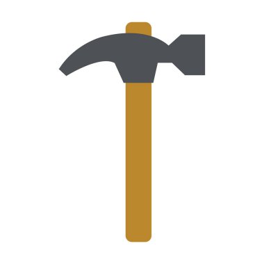 Çekiç ikonu vektör illüstrasyonu