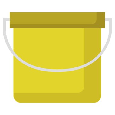 Vektör illüstrasyonu, boyama tüpü ögesi arkaplanı