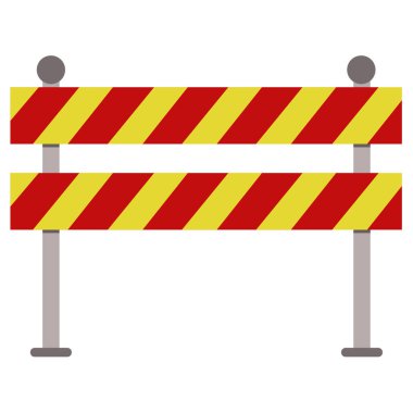 Barikat simge vektör çizim