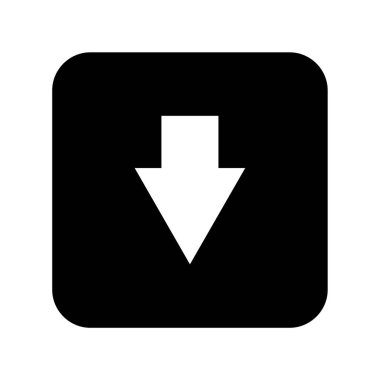 Ok işareti. Web simgesi basit illüstrasyon