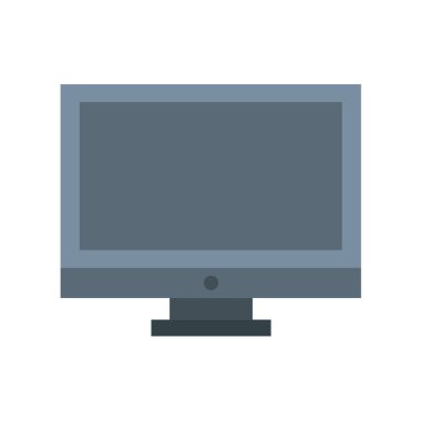 masaüstü bilgisayar izole edilmiş ikon web illüstrasyon tasarımı