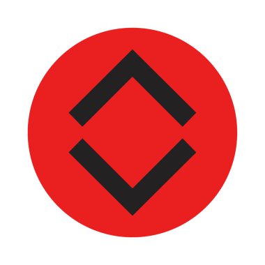 Çift ok simgesini, vektör çizim