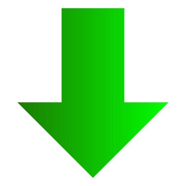 Ok işareti. Web simgesi basit illüstrasyon