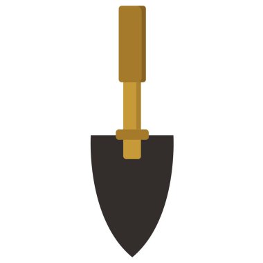 Beyaz arkaplanda mala simgesi