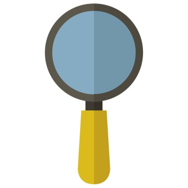 büyütme cam simgesi vektör illüstrasyon grafik tasarımı