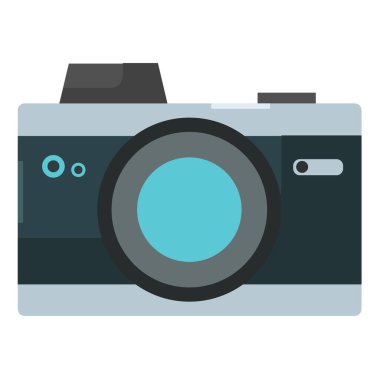 kamera simgesi vektör illüstrasyonu