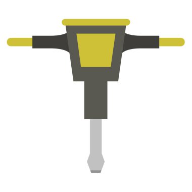 Kaya matkabı araç simgesi. vektör grafik tasarımı  