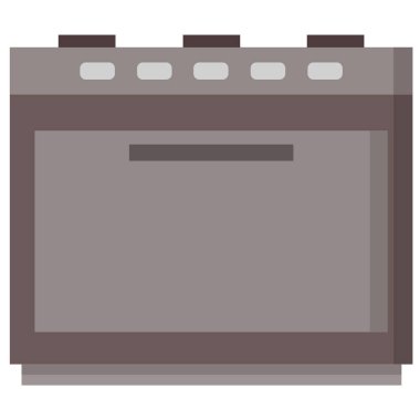 mutfak fırın kutsal kişilerin resmi, vektör çizim