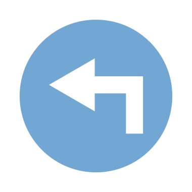 ok düz ikon vektör illüstrasyonu