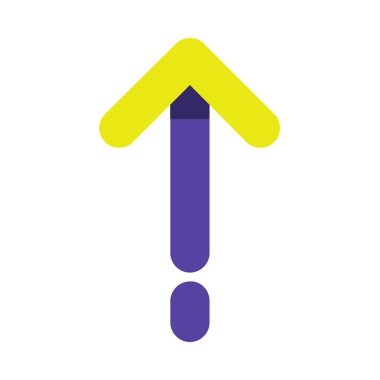 Ok işareti. Web simgesi basit illüstrasyon