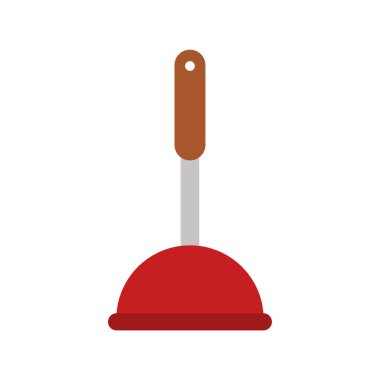 Beyaz arkaplanda izole edilmiş pompa simgesinin vektör çizimi