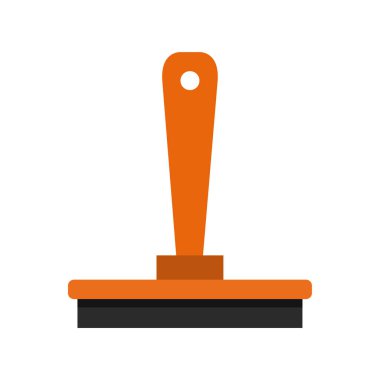 İnşaat aracı düz simgesi