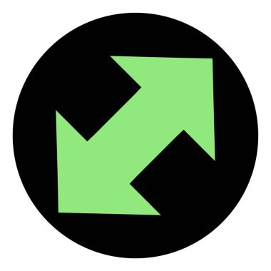 ok ağ simgesinin vektör ilülasyonu 