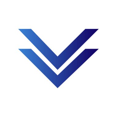 Çift ok simgesini, vektör çizim