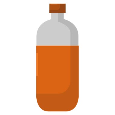 Beyaz arkaplanda elma suyu simgesi 