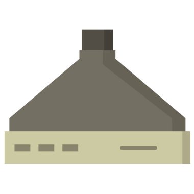 Çıkartma kaputu beyaz arkaplanda gösterilmiştir