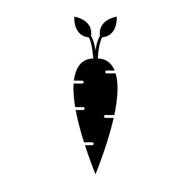 Havuç sebze. Web simgesi basit illüstrasyon