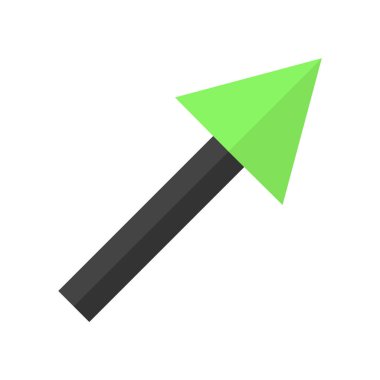 Ok işareti. Web simgesi basit illüstrasyon