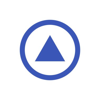 Ok işareti. Web simgesi basit illüstrasyon