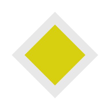 Elmas simgesi, vektör illüstrasyonu basit tasarım 