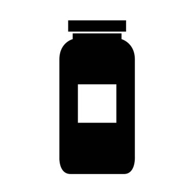 Kavanoz ikonu vektör illüstrasyonu