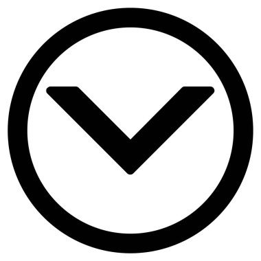 Ok işareti. Web simgesi basit illüstrasyon